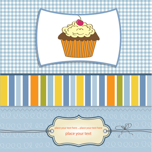 Cupcake de cumpleaños - Foto, imagen