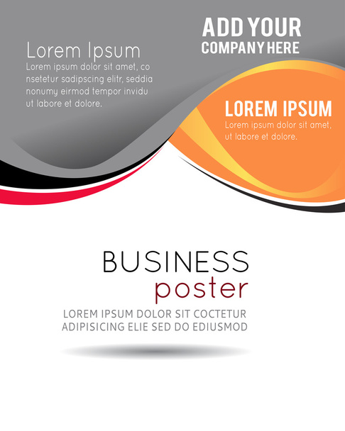 Presentation template or banner design - Vector, Image