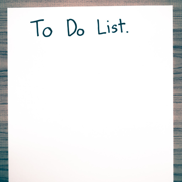 paper write to do list - Foto, Bild