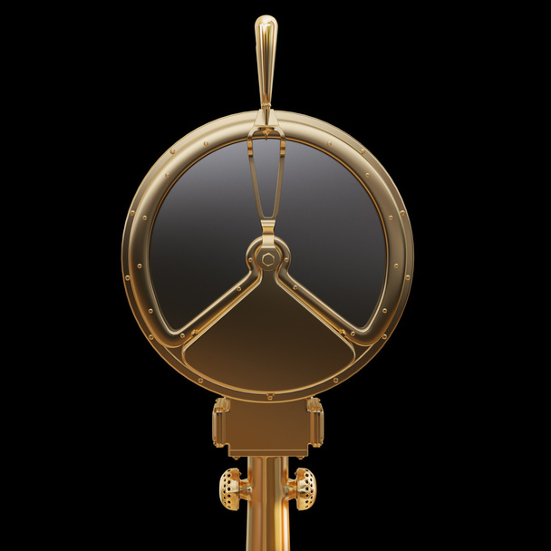 Illustration of a golden globe - Photo, image