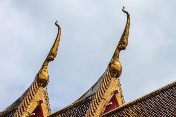 Thai dragon or king of Naga statue - Фото, изображение