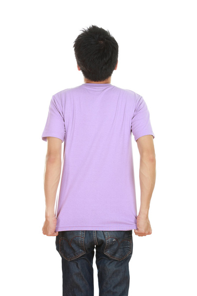 man with blank t-shirt  - Photo, Image