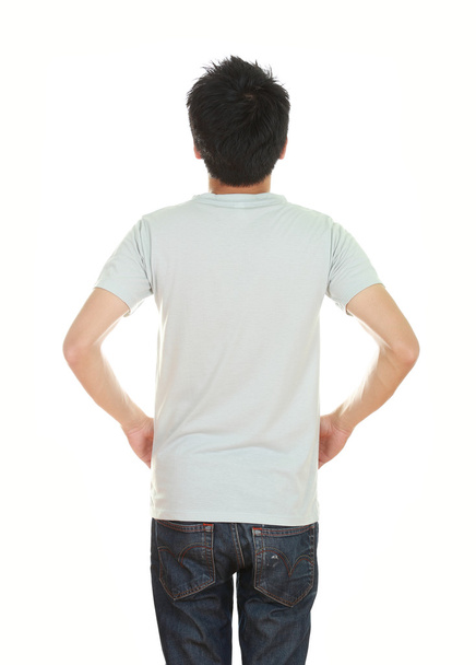 man with blank t-shirt  - Photo, Image