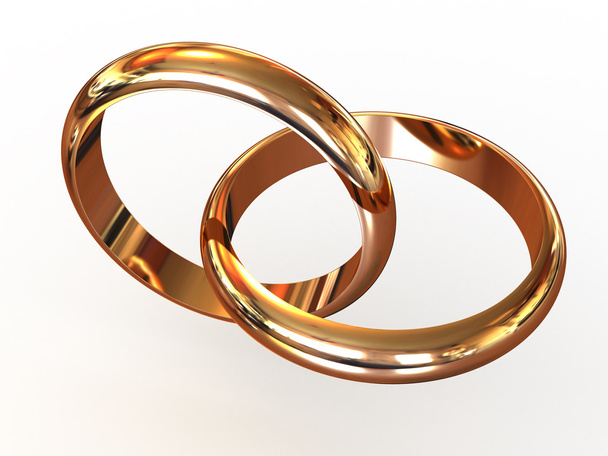 Свадебные кольца. - Фото, изображение
