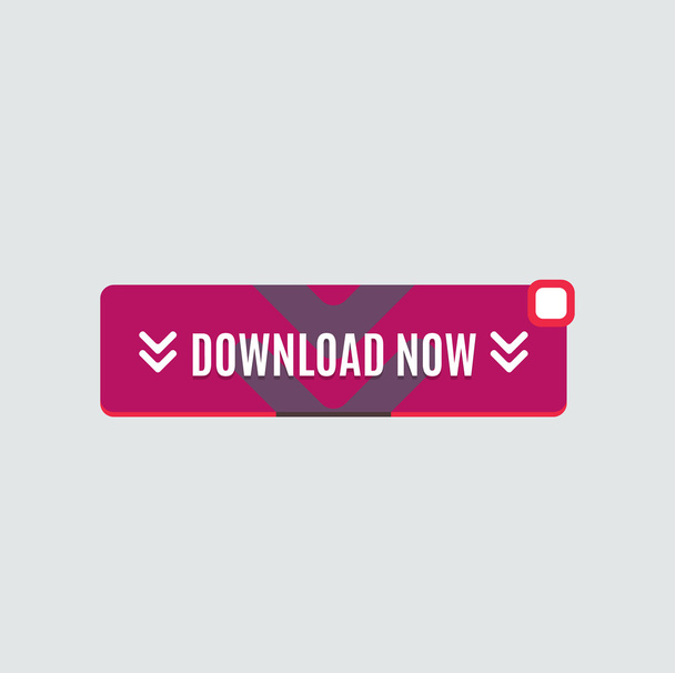 Colorful download web button. - Vector, afbeelding