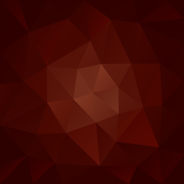 Diseño triangular de fondo poligonal vectorial en colores chocolate - marrón
 - Vector, Imagen