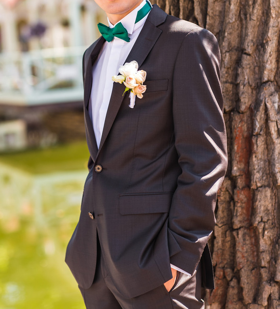 man with a bow tie - Фото, зображення