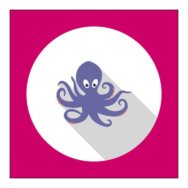 Octopus icon - Вектор,изображение