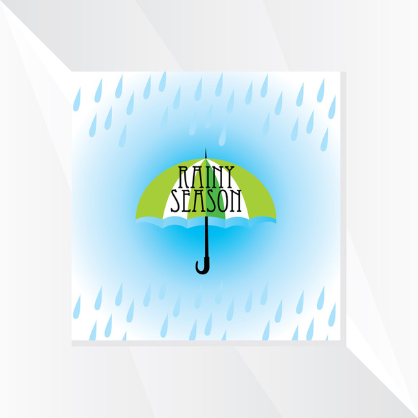 monsoon concept - Vector, Image