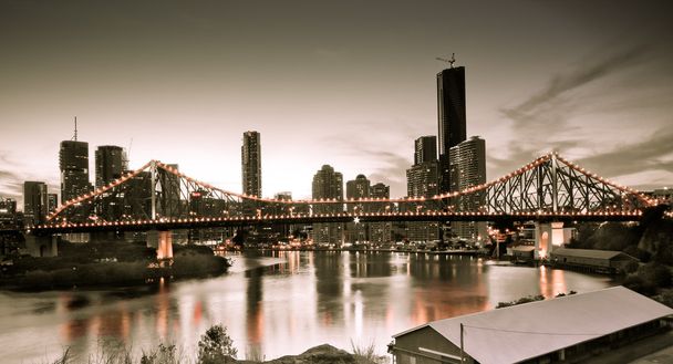 panoramę miasta Brisbane - Zdjęcie, obraz