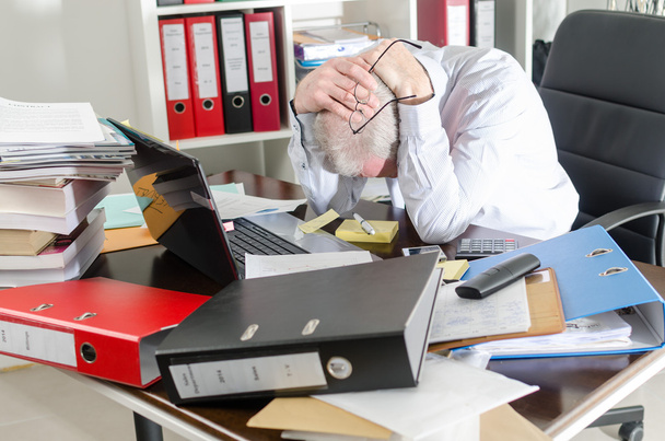 Stressed businessman - Photo, Image