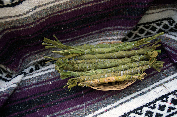 traditionele opgerolde tabak - Foto, afbeelding