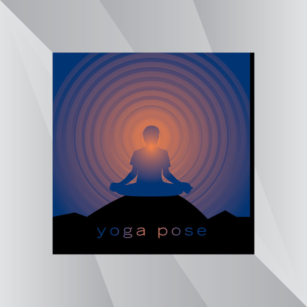posture de yoga
 - Vecteur, image