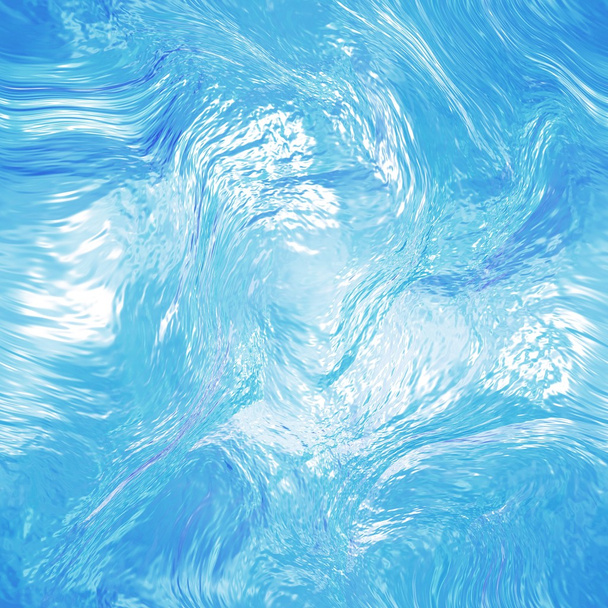 Bezešvé tileable voda textura. Abstraktní realistické vzorované modré pozadí. Materiál tapeta. Digitální grafický design. - Fotografie, Obrázek