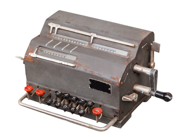 Vintage hesaplama makinesi  - Fotoğraf, Görsel