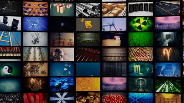 Багатоканальне вигнуте відображення кольорових екранів
 - Кадри, відео