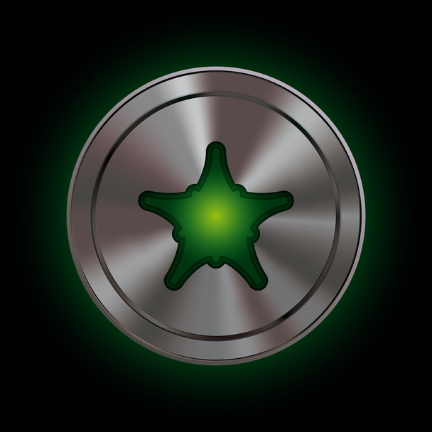 Полярный иконы - xmas звезда - Вектор,изображение