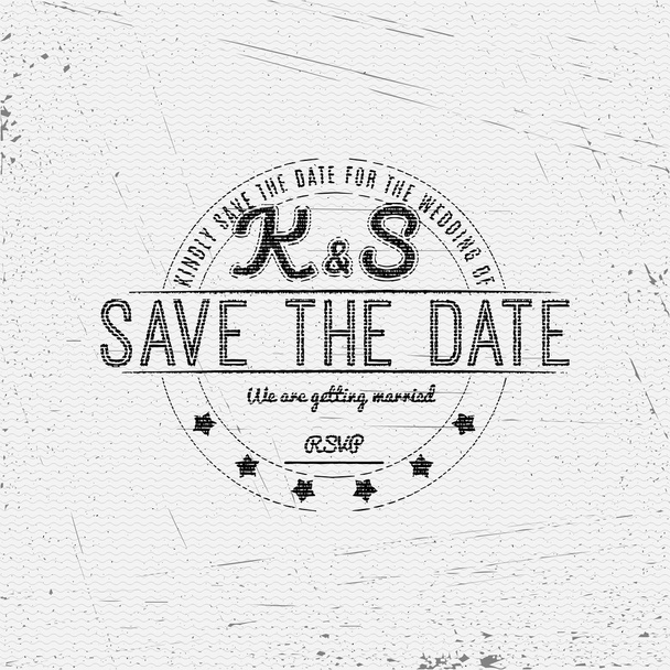 Save the date badges cards and labels for any use - Vector, Image