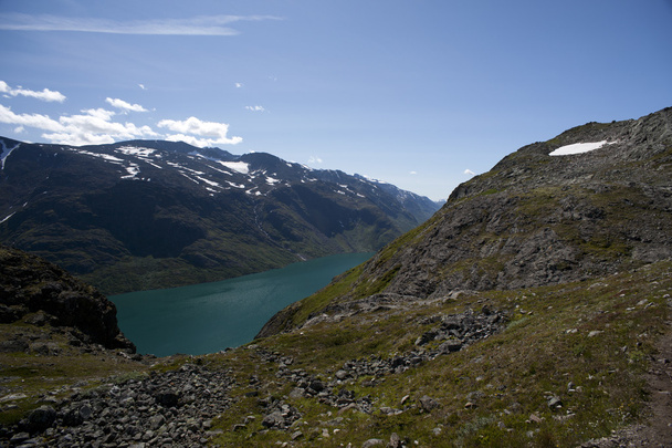 besseggen ridge jotunheimen Milli Park, Norveç - Fotoğraf, Görsel