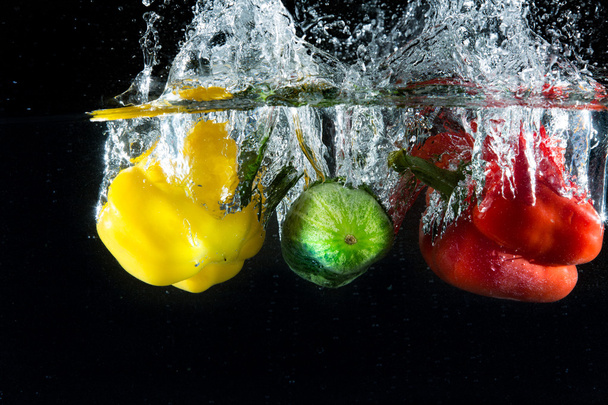 Splash vegetables - Valokuva, kuva