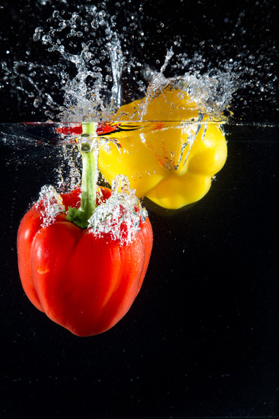 Splash vegetables - Photo, Image