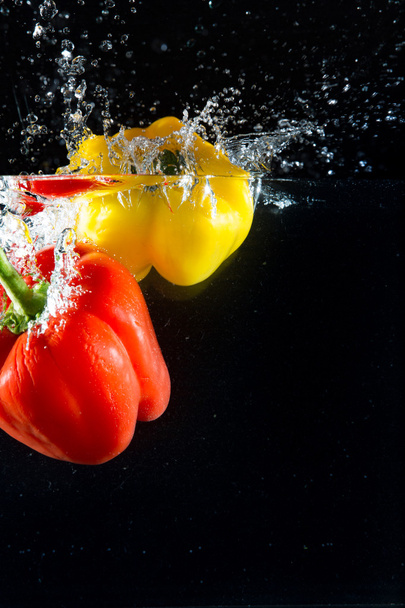 Splash vegetables - Photo, Image