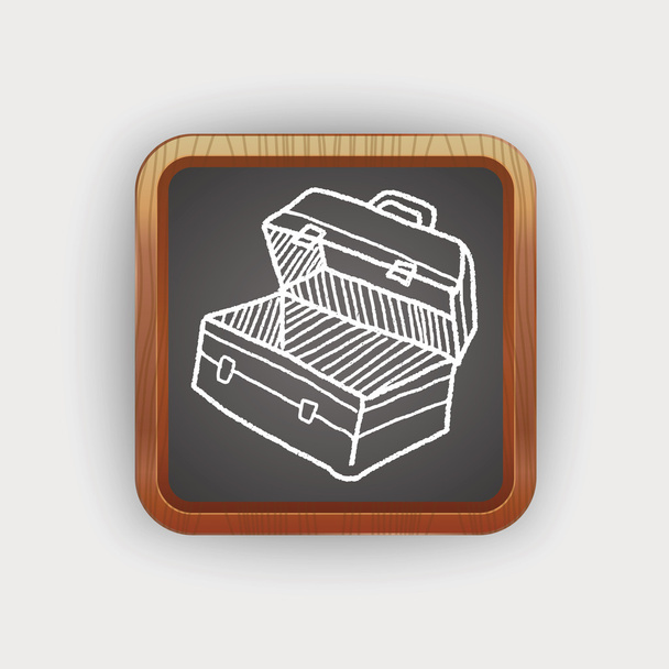 tool box doodle - Вектор,изображение