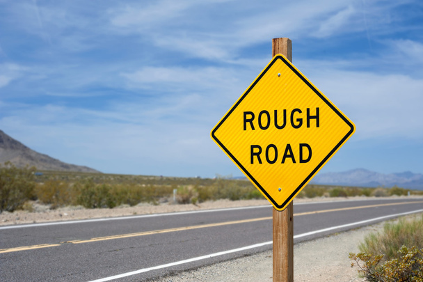 Rough Road Sign - Photo, Image