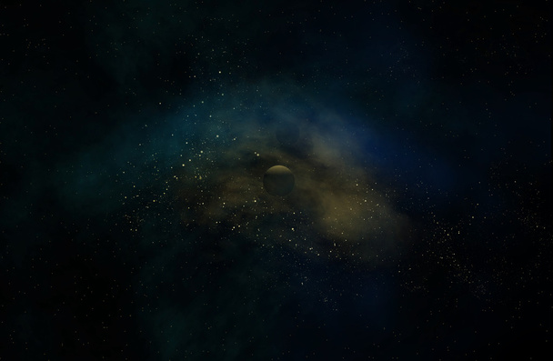 Space Galaxy planeettojen kanssa
 - Valokuva, kuva