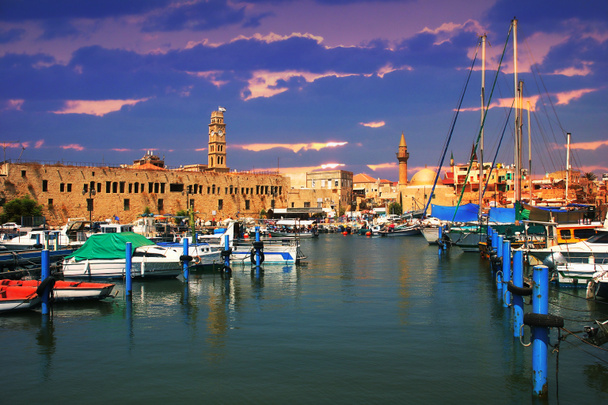 Old harbor. Acre, Israel. - Photo, Image