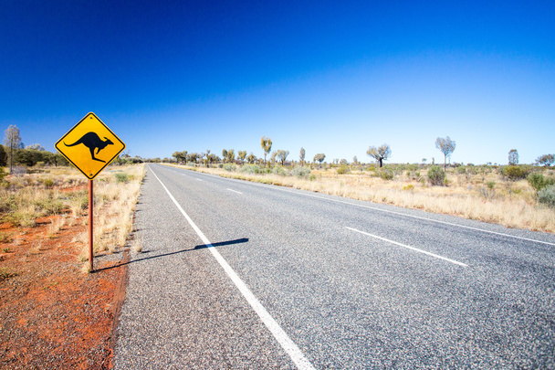 Znak drogowy australijski - Zdjęcie, obraz