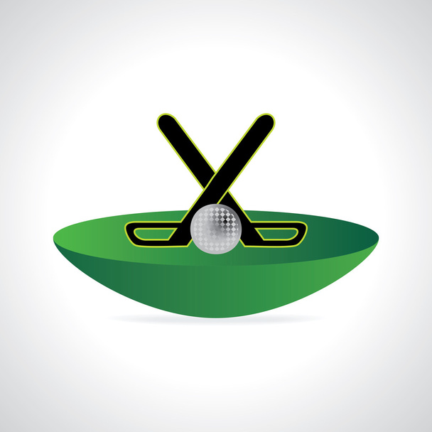 Golf concept - Vector, afbeelding