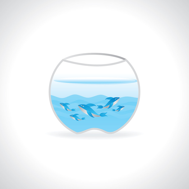 акваріум концепції
 - Вектор, зображення
