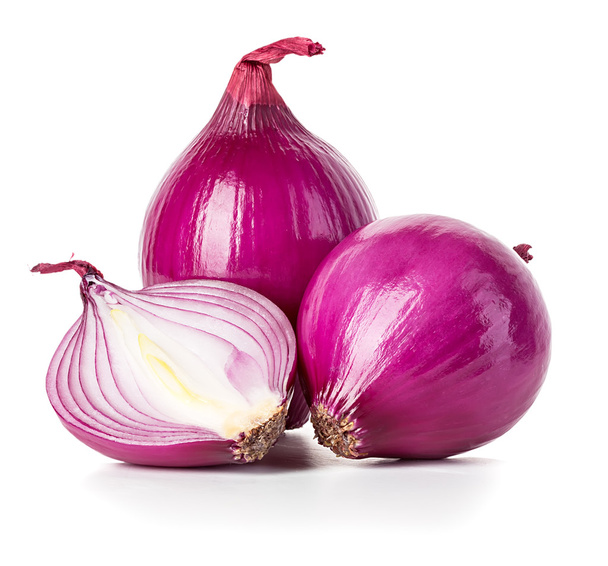 Red onion isolated on white background - Photo, Image