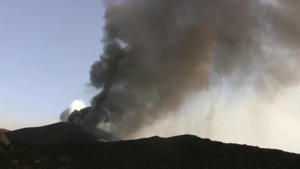 Vulkan Ätna ausgebrochen - Filmmaterial, Video