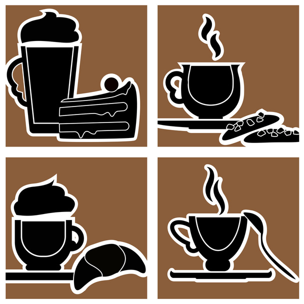 projektowanie kawy - Wektor, obraz