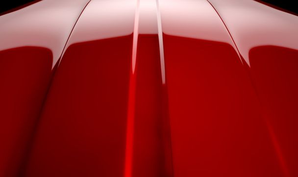 Car Contour Cherry Red - Photo, Image