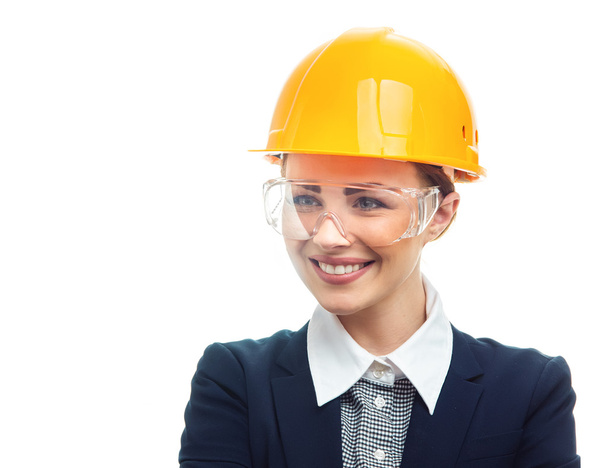 Engineer woman over white background - Foto, immagini