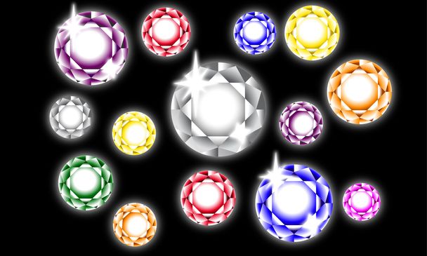 ronde vector juwelen - Vector, afbeelding
