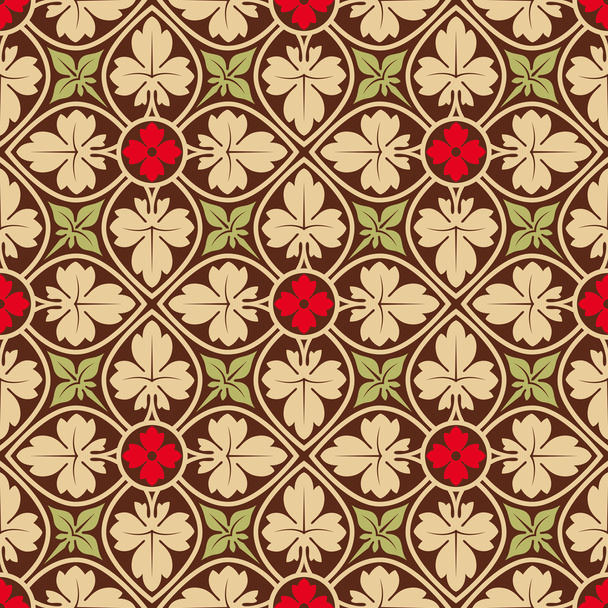 Floral seamless pattern. - Vektor, Bild