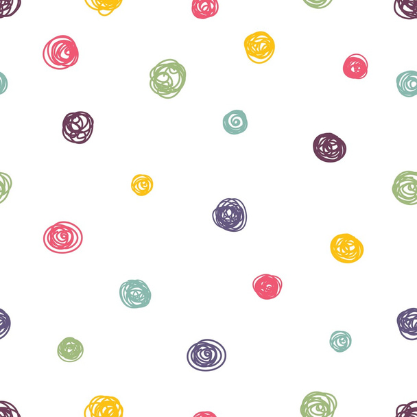 colorful polka dot pattern. - Vector, Image