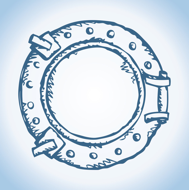 Porthole. Desenho vetorial
 - Vetor, Imagem