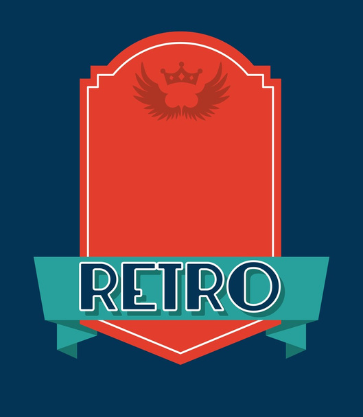 retro ribbon  - Vector, Image
