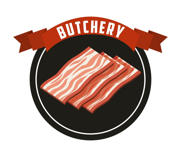 butchery house  - Vector, Image