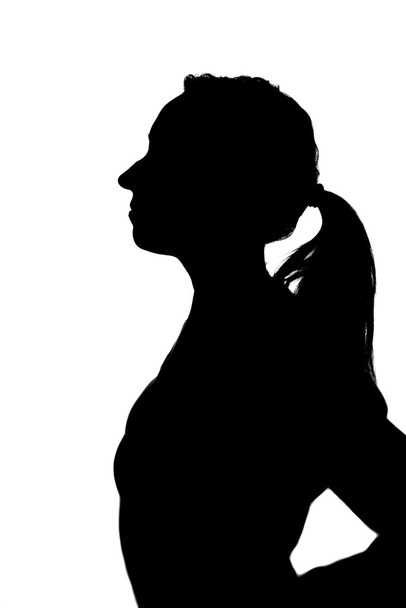 silueta de mujer en el perfil
 - Foto, imagen