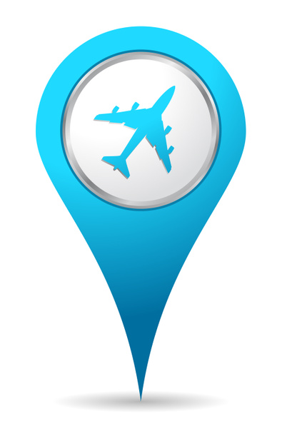 icône de l'avion de localisation
 - Photo, image