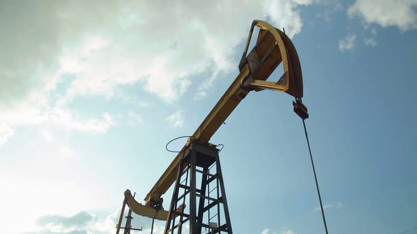 funktionierende Ölpumpen - Filmmaterial, Video