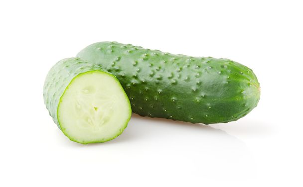 Fresh Cucumbers on white - Photo, Image