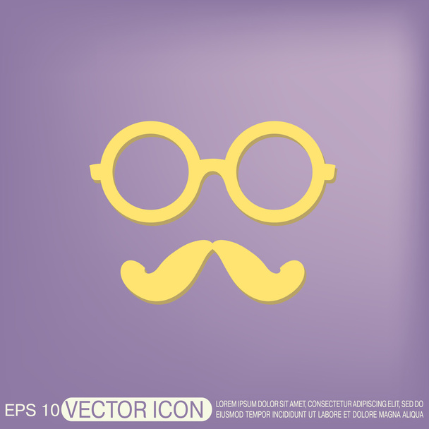 hipster icon symbol - Vektor, kép