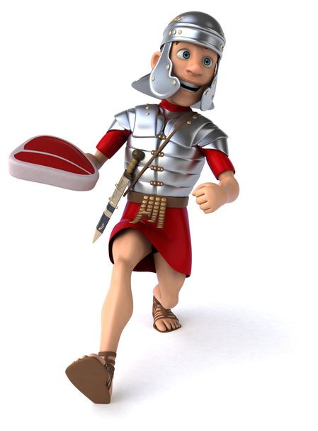 Rzymski żołnierz z stek - Zdjęcie, obraz